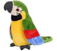 Perroquet Parlant en Peluche Mignon Jouet Electrique Ddrôle Oiseau Répétez Ce Que Vous Dites Poupée Enregistrement Interactive