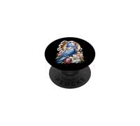 Perroquet Perruche Coquette Catholique Sacré Vintage Kitsch Bow PopSockets PopGrip Adhésif