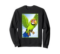 Perroquet Portant Une Ceinture drôle d'oiseau Sweatshirt