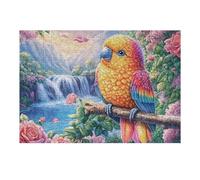 Perroquet près de la Cascade avec des Sommets Puzzles 300 Pièces pour Adultes Educa Difficile Challenge Artistique Relaxation Art Décoration Intérieure Famille 300 PCS
