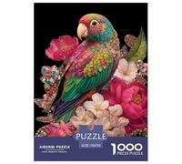 Perroquet Puzzle 1000 Pièces Animals Oiseau - Famille & Ados, Jeu Stimulant, Pièces Épaisses, Packaging Premium, 70x50cm/1000pcs