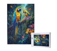 Perroquet Puzzle Animal 1500 Pièces Adultes, DIY Puzzles Classiques Art avec Boîte d'emballage et Photos de Référence, Relaxation/Soulagement du Stress/Jeux Amusants, Creatif Cadeau pour Femme M-1657