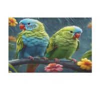 Perroquet Puzzles Adulte 1000 Pieces Cadeau Famille Puzzle Classique 3D EnfFourmisJouet en Bois Cadeau Unique （75×50cm）