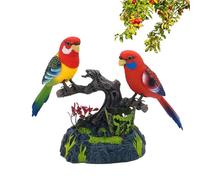Perroquet Qui Parle - ABS 18,5x14cm | Mignons Perroquets De Simulation Vocale À Commande Électrique À Piles, Oiseau Moineau Répète Ce Que Vous Dites | Jouet À Induction Électrique Pour Perroquet Pour