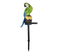 Perroquet Solaire Lumière De Jardin LED Lampe De Forme Animale Extérieure Alimenté Jardin Oiseau Forme Éclairage Étanche Ornement De Pelouse (Vert)