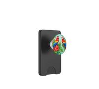 Perroquet Tropical Hibiscus coloré Floral Jungle île Vibes PopSockets PopWallet pour MagSafe