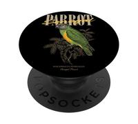 Perroquet Vintage du Sénégal Observation des Oiseaux Nature Amour Oiseaux PopSockets PopGrip Adhésif