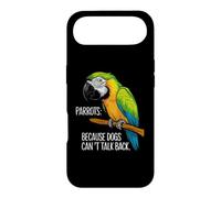 Perroquets : Because Dogs Can't Talk Back - Dessin animé Amusant Perroquet Coque pour iPhone Air