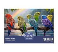 Perroquets colorés Perched Pièces en Carton Solides Aide À Améliorer La Concentration, Les Capacités De Résolution Et La Coordination Main-œil 38x26cm/1000pcs