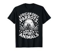 Perroquets Gris africains Animaux Esprits Perroquet Gris Africain T-Shirt