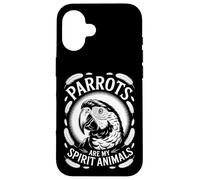 Perroquets Spirituel Animaux Drôles Perroquet Coque pour iPhone 16