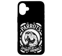 Perroquets Spirituel Animaux Drôles Perroquet Coque pour iPhone 16 Plus