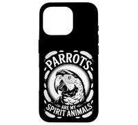 Perroquets Spirituel Animaux Drôles Perroquet Coque pour iPhone 16 Pro