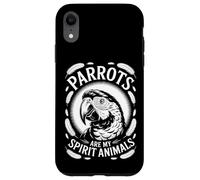 Perroquets Spirituel Animaux Drôles Perroquet Coque pour iPhone XR