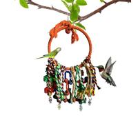 Perruche Balançoire | Anneau de siège pour oiseau - Accessoire de cage - Jouet interactif pour jouer à l'intérieur et à l'extérieur - Pour perroquets et oiseaux d'amour