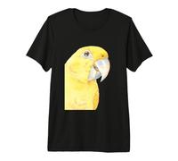 Perruche dorée Conure Aquarelle Perroquet Portrait T-Shirt Haut de Gamme