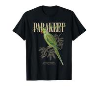 Perruche Indienne Vintage pour Observer Les Oiseaux Amoureux T-Shirt