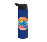 Perruche mignonne Amant de perruche Amoureux de perruches Stainless Steel Insulated Water Bottle