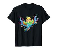 Perruche Mignonne Oiseau Arc-en-Ciel Kawaii T-Shirt