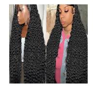 Perruque, 18-32 pouces vague profonde 13x6 13x4 dentelle avant perruque de cheveux humains 200% Remy Curl pleine dentelle frontale perruque cheveux humains for les femmes noires(13x4 HD,18 inch)