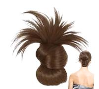 Perruque à à plumes à clipser - Confortable, légère, stable et | Accessoire de style de vie, perruque à chignon à plumes, confortable, légère, stable, durable, accessoire naturel, sûr et