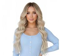 Perruque à Cheveux Bouclés | Perruque Résistante À La Chaleur Avec Clips Invisibles Naturels De 46 Cm | Postiche Bou pparence Réaliste | Pour Femmes Mariées Étudiantes Travailleuses Mariage Bure