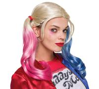 Perruque adulte DC Comics Harley Quinn Rubis