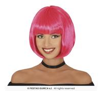 Perruque Adulte Short Bob Multicolore Avec Frange Fiestas Guirca FG44