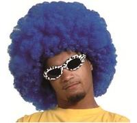 Perruque Afro Bleue - Bleu 0 G