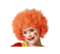 Perruque Afro Clown Orange