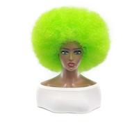 Perruque Afro Des Années 70 Avec Frange Pour Femmes Noires - Perruque Synthétique Courte, Crépue, Bou Rebondissante, Pour Fête D'halloween, Cosplay De Noël, Usage Quotidien
