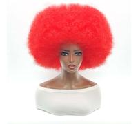 Perruque Afro Des Années 70 Avec Frange Pour Femmes Noires - Perruque Synthétique Courte, Crépue, Bou Rebondissante, Pour Fête D'halloween, Cosplay De Noël, Usage Quotidien
