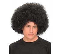 Perruque afro des années 70 - Noir - Taille Unique