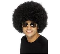 Perruque Afro Funky 70's Noir 120g - Noir noir G