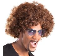 Boland - Perruque bouclée pour adultes, Coiffure courte en cheveux synthétiques, Perruque pour carnaval, Halloween et JGA, Accessoires pour Costumes de Carnaval