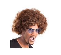 Boland Perruque Afro Groove 86014 – Perruque bouclée courte cheveux synthétiques brun adulte