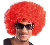 perruque afro groove cheveux bouclés rouge adulte - boland 86024 Rouge G