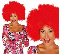 Perruque Afro Maxi Couleurs Rouge