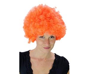 Perruque Afro, orange, style Hair Tokyo, Funk, Disco PW0011-PC24(A424)