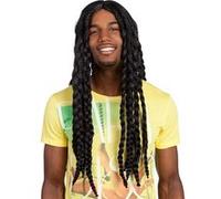 Boland Perruque Rasta Tresses noires Adulte homme