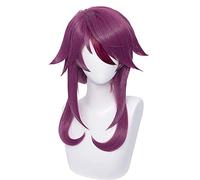 Perruque Anime Coser Anime Coser Anime Cosplay Perruque JoJo's Bizarre Adventure Perruque Bruno Bucciarati Perruque Bangs Braid Cheveux courts avec bonnet de perruque gratuit pour Halloween