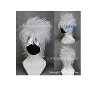 Perruque Anime Cosplay Naruto Kakashi+Bandeau+masque Blanc
