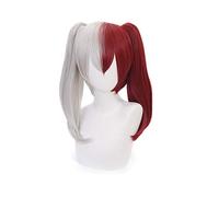 Perruque Anime Cosplay pour perruques synthétiques My Hero Academia avec casquette libre (Shoto Todoroki)