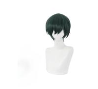 Perruque Anime Cosplay Zen'in Mai, Perruques De Jeu De Rôle Vertes À Cheveux Courts Pour La Fête Costumée D'Halloween