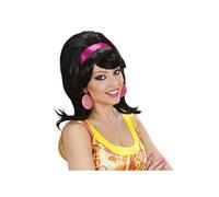 Widmann Perruque Seventies Années 60 – Brune pour Femme – Carnaval