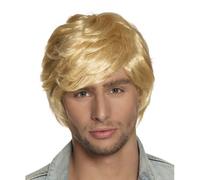 PERRUQUE ANNÉES 70 BLOND HOMME