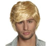 perruque années 70 blond homme - boland 86399 Jaune G