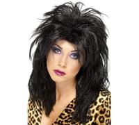 Perruque Années 80 Femme | Idéal pour canaliser votre icône de musique intérieure lors de fêtes rétro, d'Halloween ou d'événements costumés sur le thème