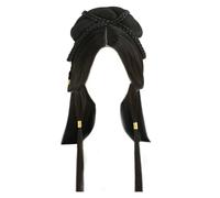 Perruque asiatique, tenue chinoise pour femme traditionnelle tressée noire longue Hanfus perruque synthétique asiatique cosplay costume chinois pour filles femmes, Geisha