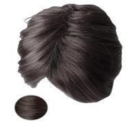 Perruque avec frange au milieu - Aspect naturel - Pour homme - Patchs de cheveux populaires pour un usage quotidien